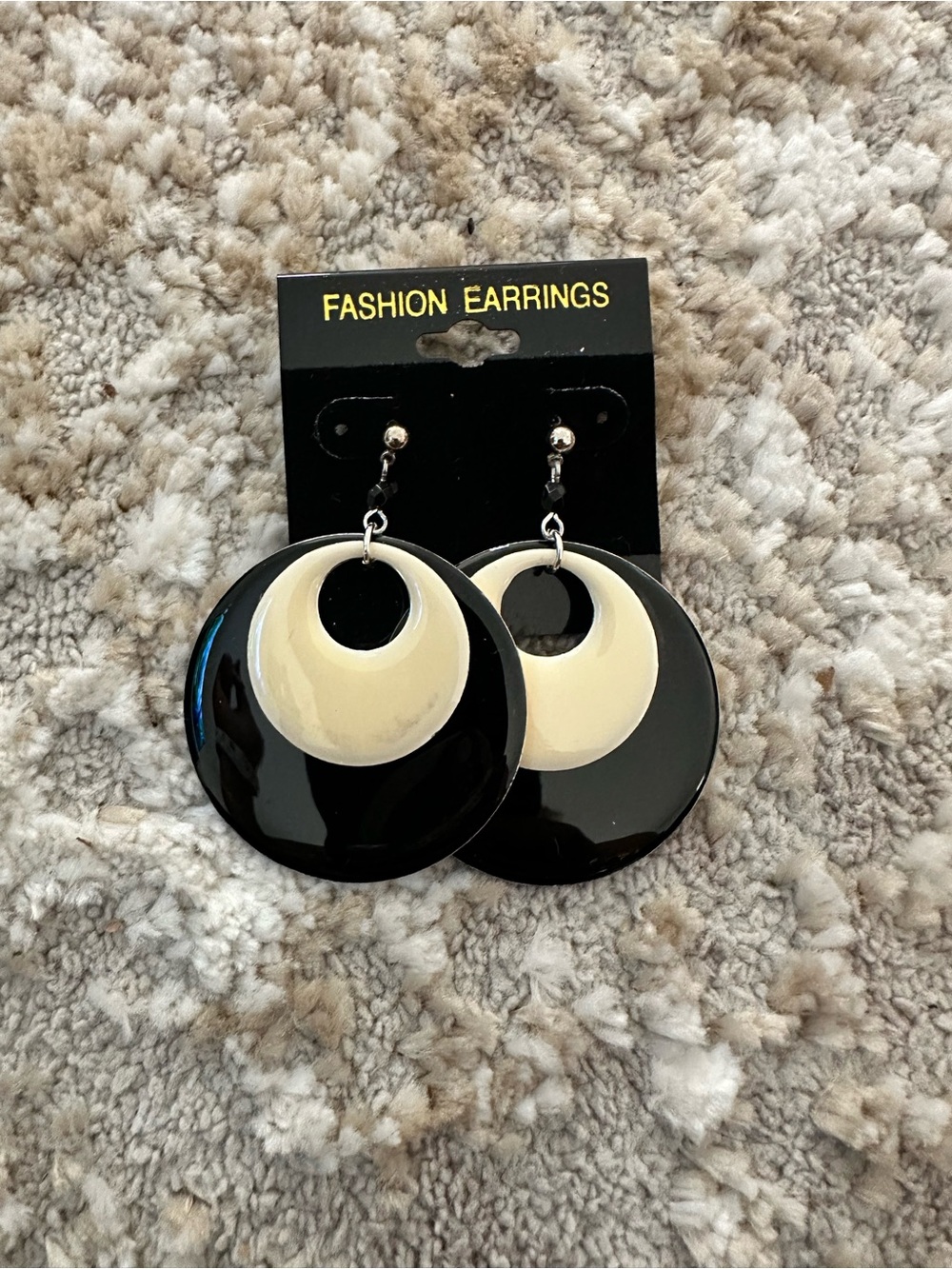 Classic Retro Vintage Hoop Dangle Earrings